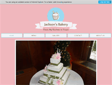 Tablet Screenshot of jackson-bakery.com